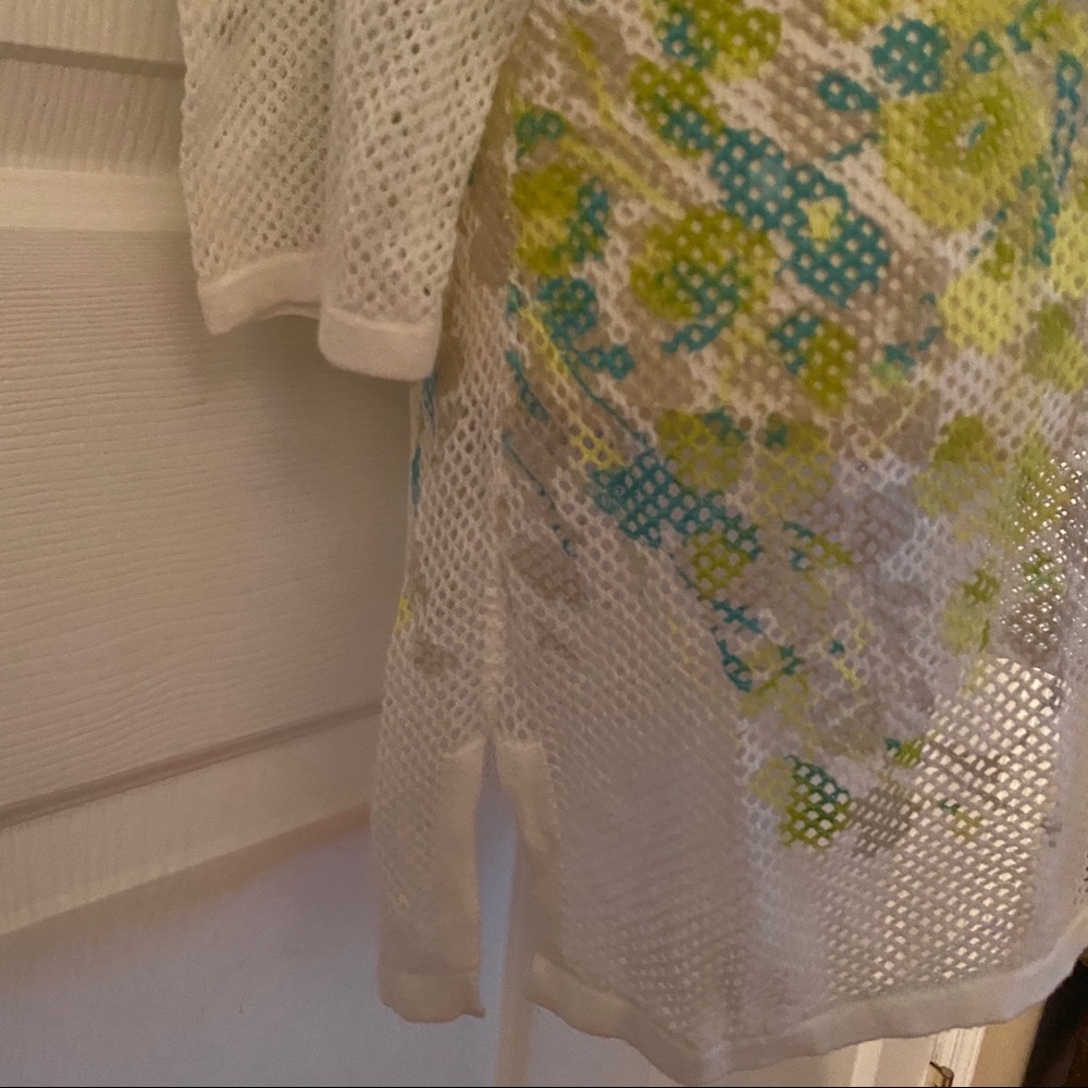 2x Ruby Road pale green camouflage cardigan - Picture 5 of 7